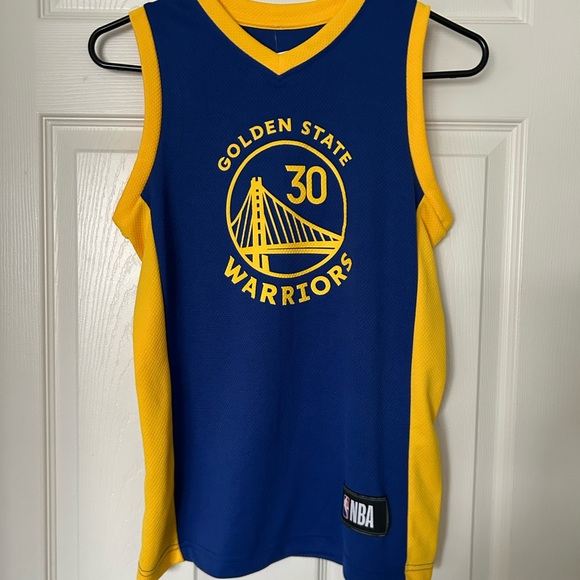 NBA Golden State Warriors Curry Jersey (Youth M) - Picture 2 of 4